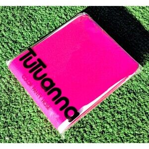 Vintage Tutuanna Cherry Pink Color Japanese Women's S~L Nylon PantyHose NOS